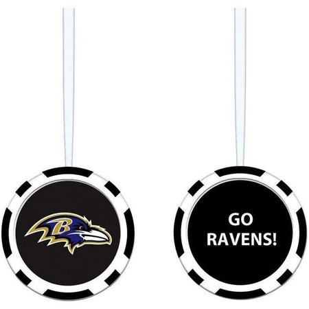 EVERGREEN ENTERPRISES Evergreen Enterprises 841295824 Baltimore Ravens Game Chip Ornament 841295824